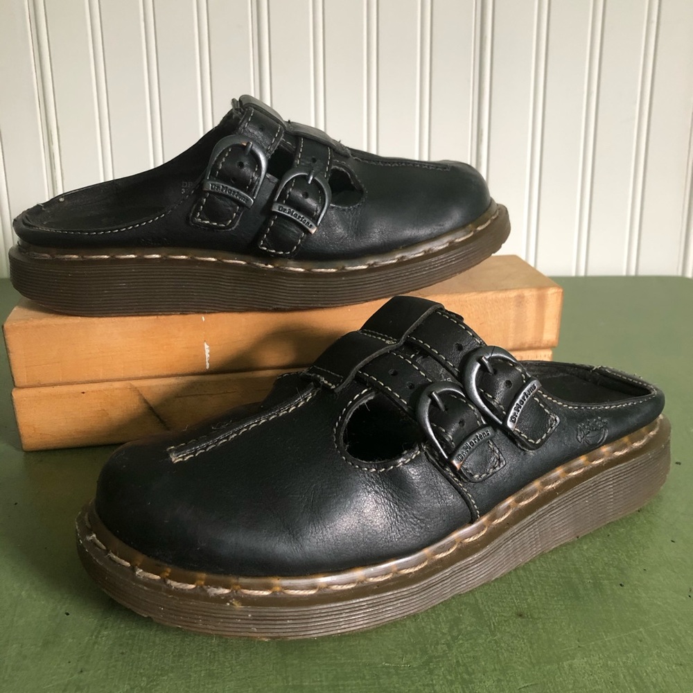 VTG England CELIA Double Strap Mary Jane Slides